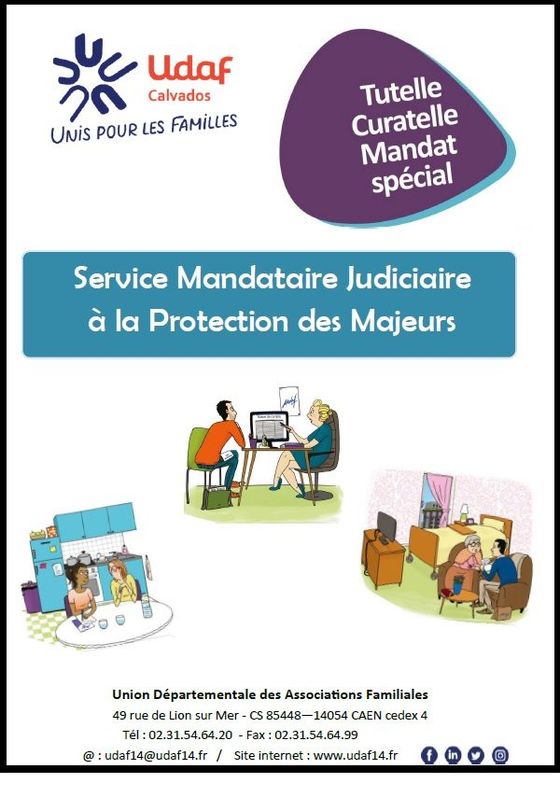 Plaquette du service MJPM de l'UDAF